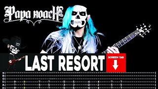 ãaaPAPA ROACHãaa[ Last Resort ] cover by Masuka | LESSON | GUITAR TAB
