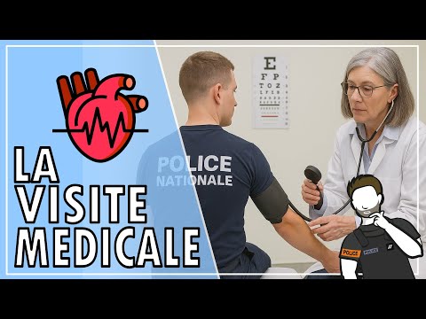 QRPN #11: How does the medical examination take place after the National Police exams?
