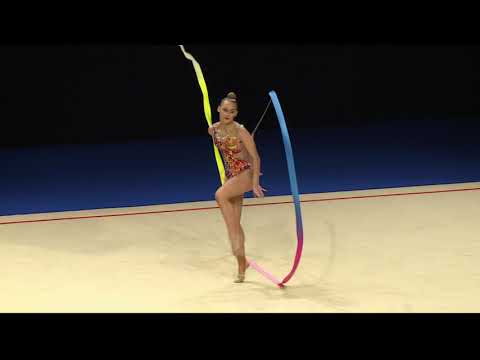 Christianna Vitanova - Senior - Ribbon - 2019 British Rhythmic Championships