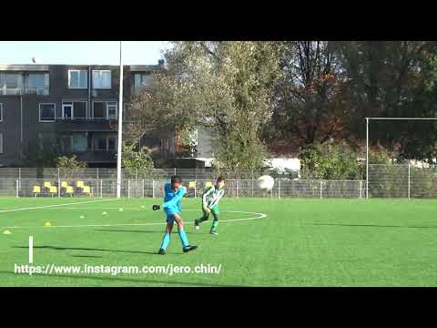 Jero Chin u11 football match, SKILLS and GOAL!