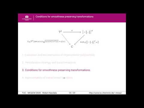Robert Nasdala – Multivariate approximation based on transformed rank-1 lattices