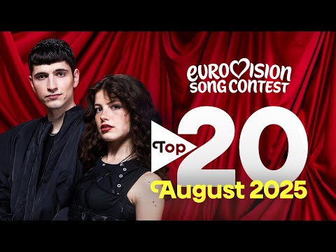 Top 20 Most Watched: August 2025 | #Eurovision2025