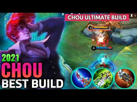 Chou Ultimate Build!! Chou Best Build 2021 | Top 1 Global Chou Build | Chou Tutorial - MLBB