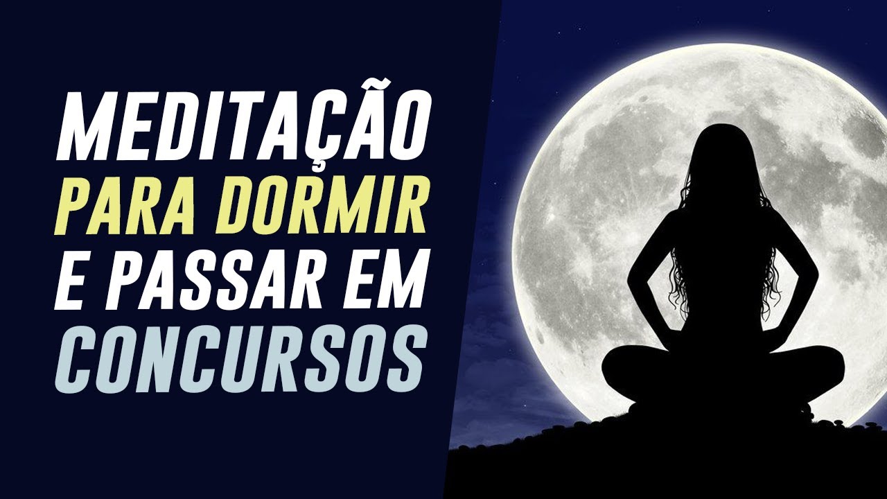 Afirmações para atrair APROVAÇÃO em Concurso enquanto DORME. Meditação Guiada para ESTUDAR e PASSAR