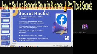 Secrets Revealed Creating and Growing a Method Facebook Group Full Part
