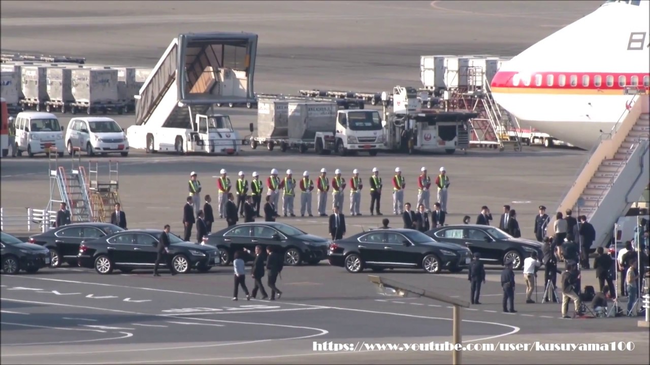 ✈✈日米首脳会談のため米国を訪れていた安倍首相が帰国しました。Haneda International Airport 羽田空港