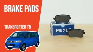 Youtube thumbnail of video "How to replace the front brake pads Transporter T5 🚗"