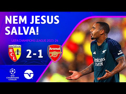 Gols e lances de Lens x Arsenal
