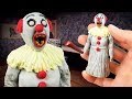 Making PENNYWISE GRANNY In POLYMER CLAY