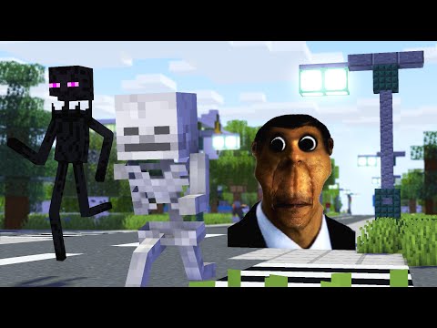 OBUNGA  FACE CHALLENGE - Minecraft Animation