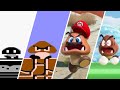 Evolution Of Goomba In Super Mario Games 1985 2023