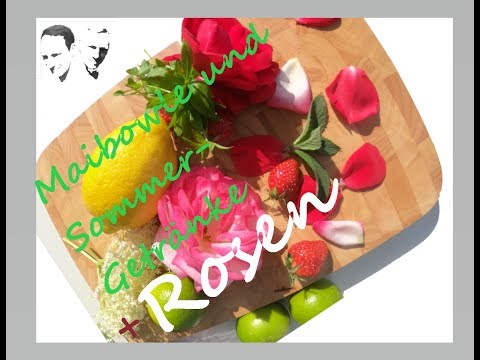 Maibowle und andere selbstgemachte Sommer Getränke