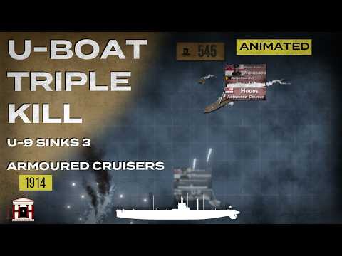 U-9’s Deadly Debut: How One Submarine Sank 3 Cruisers in Minutes (1914)