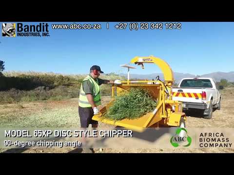 Bandit Chipper Model 65XP Disc Style Hand-Fed Brush Chipper