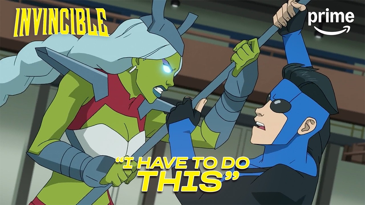 Invincible & Atom Eve Take On Universa | Invincible Season 4 | Clip | Prime Video