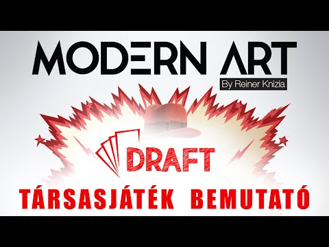 Modern Art társasjáték bemutató - :: DRAFT :: Társasjáték vlog