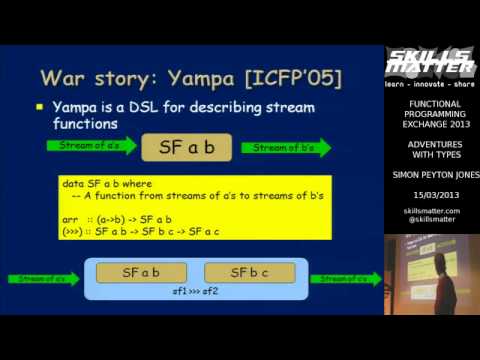Simon Peyton Jones - Adventures with types
