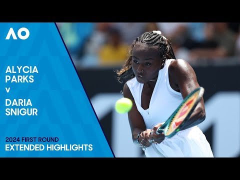 Alycia Parks v Daria Snigur Extended Highlights | Australian Open 2024 First Round