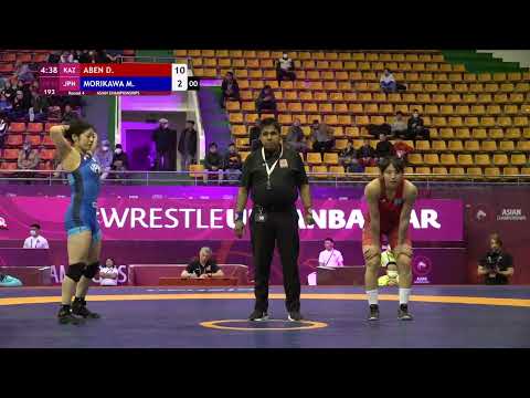 Round 4 WW - 65 kg: D. ABEN (KAZ) v. M. MORIKAWA (JPN)