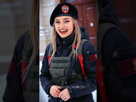 Красивая женщина-солдат поёт «КАТЮШУ» во время учений в снегу #военнослужащая #женщинасолдат