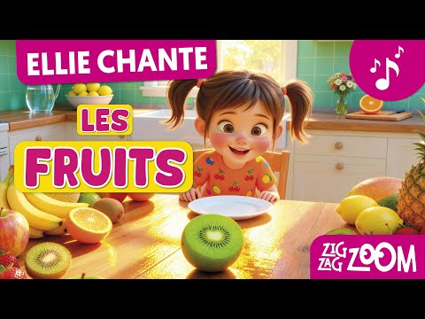 🎵 Ellie chante : Les fruits – Chanson éducative pour enfants 🍎🍌🍇