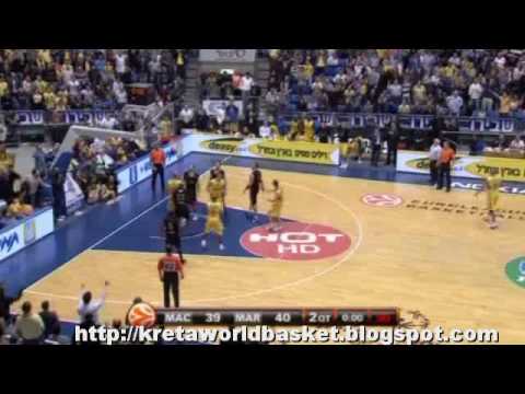 Euroleague 2010 - Week 5 : Maccabi Electra Tel Aviv - Maroussi 75-67 (26-11-09) regular - highlights