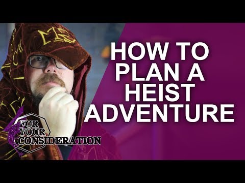 How to Plan a Heist Adventure for your RPG