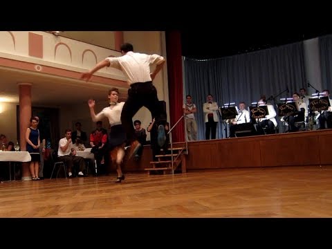 Steve Sayer and Chanzie Roettig Shag 2013 @ MBSW Munich Balboa Weekend - Stephen Vintage Dance