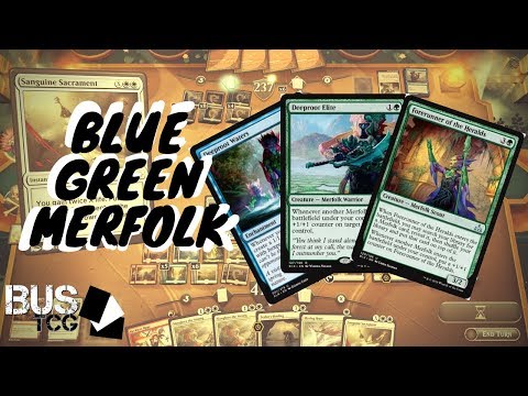 Magic the Gathering: Arena - Blue Green Merfolk