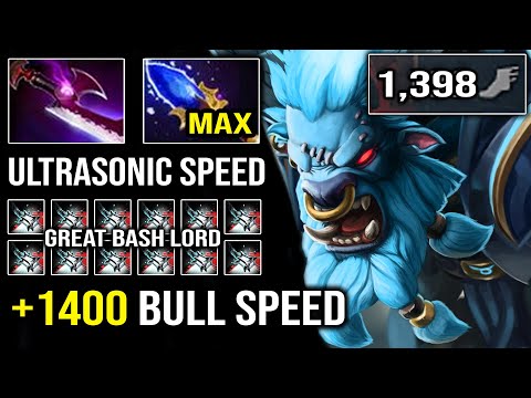 +1400 Ultrasonic Charge Speed BASH LORD Spirit Breaker | WTF Aghanim + Invisible Silver Edge Dota 2