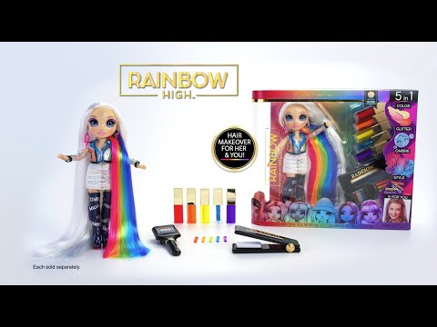RAINBOW HIGH Rinkinys „Grožio salonas“ video