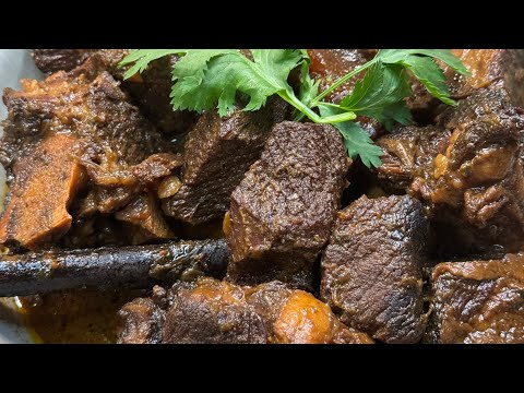 Beef Pepperpot / Cassareep Stew beef / my version it one of my family favorite beef dish