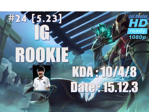 15.12.3 Invictus Gaming Rookie Mid Lane TwistedFate Hardcarry [1080p]#24