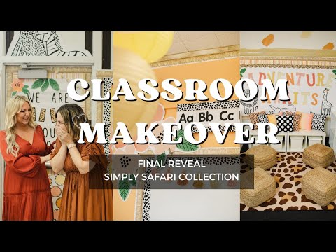 Simply Safari Classroom Makeover – Schoolgirl Style
