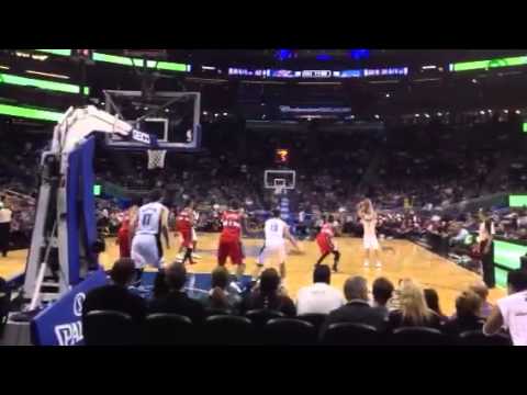 JJ Redick Burries a 3 Against The Wizards 12/19/12