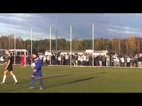 Kartofliska.pl: Victoria Kałuszyn - Mazovia Mińsk Maz. - 4.11.2012 - doping kibiców Mazovii