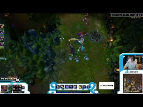 C9 Sneaky Lucian vs Ezreal [Challenger Ranked solo queue AD]