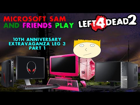 Microsoft Mike and RO Scotty Play Left 4 Dead 2 10th ANNIVERSARY EXTRAVAGANZA Leg 3 (PART 1)