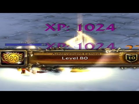 FINALLY HIT 80 IN WOTLK AFTER 3 DAYS NON STOP GRIND!