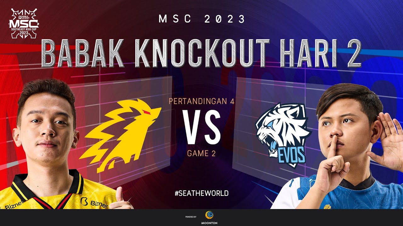 [ID] MSC Knockout Stage Day 2 | ONIC Esports VS EVOS LEGENDS | Game 2