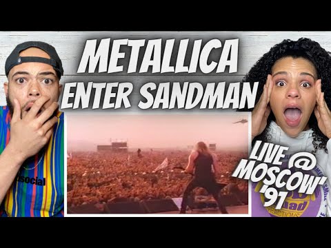 1.6 MILLION PEOPLE!| FIRST TIME HEARING Metallica - Enter Sandman Live Moscow 1991 Reaction