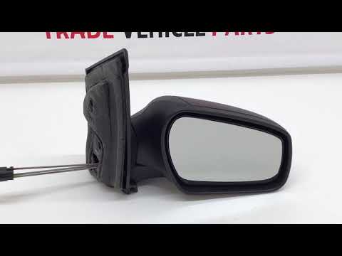 Fits Ford Focus 2005-2007 Door Wing Mirror Manual Textured Driver Side video