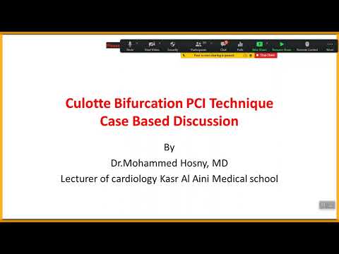Culotte bifurcation PCI technique, case based discussion
