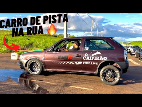 Gol G4 Turbo FOGUETE 🔥🚀 - CARRO DE PISTA NA RUA