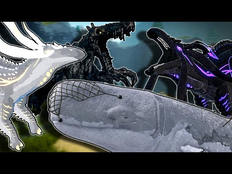LIVYATAN The Monster Whale & PITCH BLACK / BLINDING WHITE SHANTUNGOSAURUS! | Dinosaur Simulator