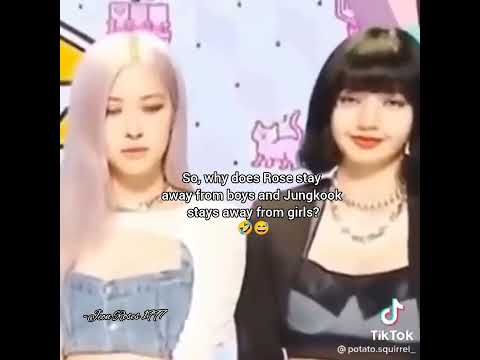 rosekook 👊🏻 #blackpink #bts #jungkook #rose #rosekook #lizkookisfake