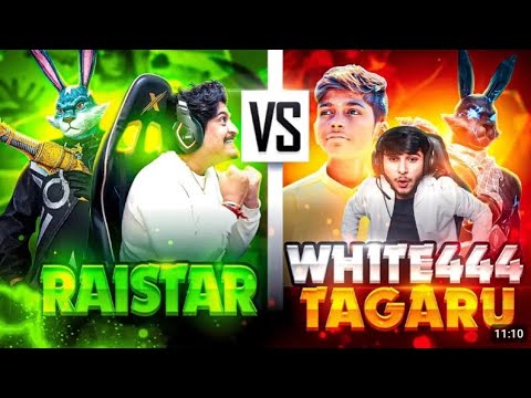 Finally Raistar Vs White444 Tagaru ☠️🤡Raistar Handcem Game Play ❤️‍🔥🤢MUST Watch Girena free fire max