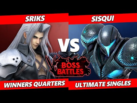 Boss Battles: Phase 1 Winners Quarters - Sriks (Sephiroth) Vs. Sisqui (Dark Samus) SSBU Ultimate