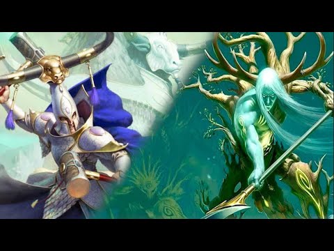Sylvaneth vs Lumineth Realm Lords Warhammer Age of Sigmar Battle Report. Ep.43