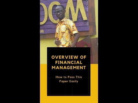 How to Pass Financial Management